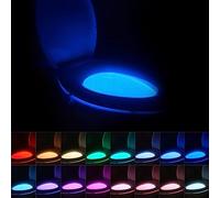 Chunace Toilet Night Light - Motion Sensor Activated 16-Color LED Bowl Light for Bathroom Decor, Cool Fun Gadget Stocking Stuffer, Funny Gift Item for Dad, Teens, Kids, Men and Women