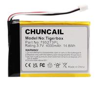 CHUNCAIL Battery Compatible with Tigerbox Touch Radio Play Box (4000mAh, 3.7V, Li-Polymer)