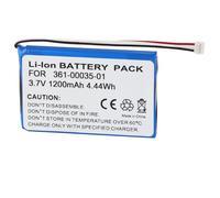 CHUNCAIL Battery for Garmin Type 361-00035-01, 1200 mAh / 4.44 Wh, 3.7 V, Li-Ion