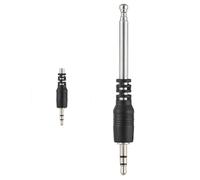 CHUNCHEN 1 x 3.5 mm plug, telescopic antenna, mini AM FM telescopic radio antenna, 4 sections, 16 cm/6.3 inches, for AV audio, video, home, theatre, receiver, mobile phone