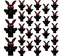 Chunful 25 Pcs Mini Mothman Figurines Small Moth Man Figures Tiny Mothman Statue for Cryptids Gag Gift Hide and Seek Props Cake and Garden Decor Christmas Birthday Holiday Party Gifts School Prizes