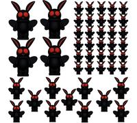 Chunful 50 Pcs Mini Mothman Figurines Small Moth Man Figures Tiny Mothman Statue for Cryptids Gag Gift Hide and Seek Props Cake and Garden Decor Christmas Birthday Holiday Party Gifts School Prizes