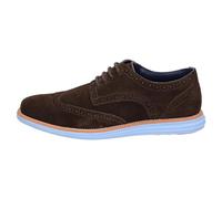 chung shi Herren Sensomo I Sneaker, Dunkelbraun/Hellblau, 44 EU