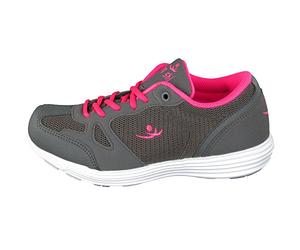 chung shi Women's Duxfree Savannah Sneaker, Grau/Pink, 38 EU (5,0 UK)