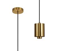 Chung Single Ceiling Pendant Lamp Holder- Aged Brass