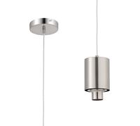 Chung Single Ceiling Pendant Light - Satin Nickel