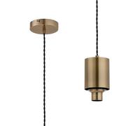 Chung Single Light Ceiling Pendant - Antique Brass