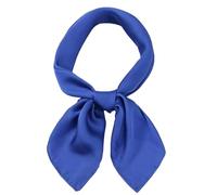 CHUNG Women's Scarf Satin bandanas Fashion Girls Scarves Wraps Emulation Silk Handbag retro 50s Hair Ribbons Handkerchief Necktie Square 70 * 70cm,Royal Blue
