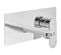 Wall Mounted Basin Mixer Tap CHUNGARA Brass Silver