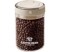 CHUNGG Coffee Bean Storage Jar, Airtight Coffee Container With Vacuum Cover, Aroma-Seal Coffee Storage for Beans, Grounds & Tea (1100ml)