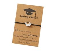 ChungLong0593 Graduation Bracelet Brocch Class of 2025 Unique Cap Bracelet Pin for Best Friends College Graduation Jewelry for Women Daughter Graduation Jewelry, M, no gemstone