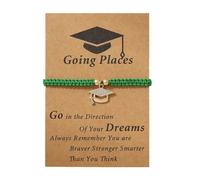 ChungLong0593 Graduation Bracelet Brocch Class of 2025 Unique Cap Bracelet Pin for Best Friends College Graduation Jewelry for Women Daughter Graduation Jewelry, M, no gemstone