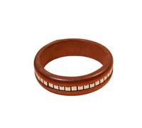 ChungLong0593 Handmade Vintage Carved Wooden Bangle Bracelet for Women, Ethnic Boho Wide Cuff with Floral/Geometric/Traditional Patterns, Natural Wood Statement Jewelry, One Size, Wood, no gemstone