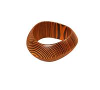 ChungLong0593 Handmade Vintage Carved Wooden Bangle Bracelet for Women, Ethnic Boho Wide Cuff with Floral/Geometric/Traditional Patterns, Natural Wood Statement Jewelry, One Size, Wood, no gemstone