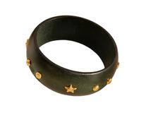 ChungLong0593 Handmade Vintage Carved Wooden Bangle Bracelet for Women, Ethnic Boho Wide Cuff with Floral/Geometric/Traditional Patterns, Natural Wood Statement Jewelry, One Size, Wood, no gemstone