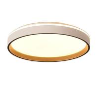 CHUNGYANG 19.7in Nordic LED Flush Mount Ceiling Light, Round Minimalist Saving Ceiling Lamp, 3000K Interior Decoration Metal Lighting Fixture, for Office, Study, Living Room