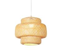 CHUNGYANG Bamboo Chandelier for Dining Room Vintage Bamboo Weaving Hanging Lighting for Kitchen Island Bedroom Bedroom Cafe Wabi Sabi Wind Decorative Lights Chinese Style Restaurants Pendant Light