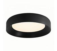 CHUNGYANG Italian LED Minimalist Ceiling Lamp, Bedroom Room Modern Flat Ceiling Lighting, Simple White/black Creative Round Ceiling Lights, Living Room Close To Ceiling Light Fixtures, For Study, Offi