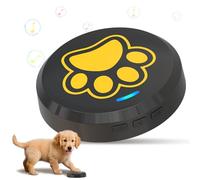 ChunHee Dog Bell for Puppy Toilet Training 0-115dB Volume Adjustable 28 Ringtones to Go Outside(Black-Yellow, 1 Pack)