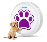 ChunHee Dog Doorbell Potty Training to Go Outside, 0-115dB Volume Adjustable Dog Training Bells for Door Instead of Barking/Waiting/Scratching（Purple,1 Pack）