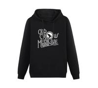 CHUNJI Old Crow Medicine Show Mens Unisex Hoodie Graphic Print Black Shirt M