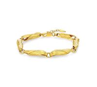 Chunky 18K Gold Plated Adjustable Textured Ribbed Infinity Bracelet For Women by SNGIA, Simple Trendy Stackable Patterned Statement Tennis Link Bangle Jewelry Gifts, Preppy Bohemian Vintage Handmade