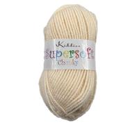 Chunky Baby Cygnet Kiddies Supersoft Yarn 100g (2454 Cream, 1 Ball)