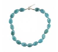 Chunky Beaded Choker Statement Necklace for Women - Acrylic Large Oval Waterdrop Geometric Beads Adjustable Chain Link Collar Strand Necklaces Exaggerated Boho Vacation Beach Jewelry Wedding Party