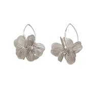 Chunky Boho Flower Statement Earrings Beach Accessories, One Size, Metal, No Gemstone