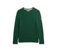 Chunky cable knit jumper women Superdry Vert S