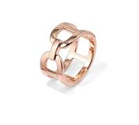 Chunky Chain Silk Scarf Clip Wide Band Ring for Women Girls Minimalist Statement Buckle Wrap Fringer Rings Fashion Punk Link Shawl Scarves Clasp Dress Accessories Jewelry Rose Gold, Metal, No Gemstone