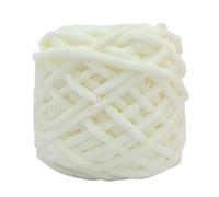 Chunky Chenille Yarn 100g/ball Chenille Knitting Yarn Soft Ice Strip Line Cotton DIY Wool for Hand Scarf Thick(Color1)