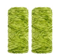 Chunky Chenille Yarn 2 Pack Chunky Chenille Yarn-Worsted Weight-95g/3.35oz-Crochet and Knitting Yarn for Soft Throw and Blankets, DIY Crafts Projects(N38-2Pcs-1Set)