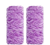 Chunky Chenille Yarn 2 Pack Chunky Chenille Yarn-Worsted Weight-95g/3.35oz-Crochet and Knitting Yarn for Soft Throw and Blankets, DIY Crafts Projects(N10-2Pcs-1Set)