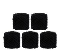 Chunky Chenille Yarn 5Pcs Chunky Chenille Yarn (95g/3.35oz), Worsted for DIY Crocheting Hand Knitting Blanket, Sweater Shawl Scarf Gloves(N20-5Pcs-1Set)
