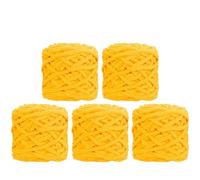 Chunky Chenille Yarn 5Pcs Chunky Chenille Yarn (95g/3.35oz), Worsted for DIY Crocheting Hand Knitting Blanket, Sweater Shawl Scarf Gloves(N5-5Pcs-1Set)