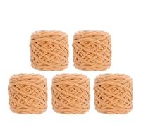 Chunky Chenille Yarn 5Pcs Chunky Chenille Yarn (95g/3.35oz), Worsted for DIY Crocheting Hand Knitting Blanket, Sweater Shawl Scarf Gloves(N16-5Pcs-1Set)