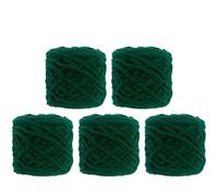 Chunky Chenille Yarn 5Pcs Chunky Chenille Yarn (95g/3.35oz), Worsted for DIY Crocheting Hand Knitting Blanket, Sweater Shawl Scarf Gloves(N57-5Pcs-1Set)