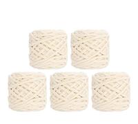 Chunky Chenille Yarn 5Pcs Chunky Chenille Yarn (95g/3.35oz), Worsted for DIY Crocheting Hand Knitting Blanket, Sweater Shawl Scarf Gloves(N15-5Pcs-1Set)