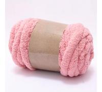 Chunky Chenille Yarn for Hand Knitting,250g Jumbo Chunky Knit Chenille Yarn,DIY Scarf, Blanket, Icelandic Style Crafts (7.5 Inch/2cm) (Flesh Pink)