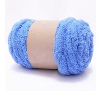 Chunky Chenille Yarn for Hand Knitting,250g Jumbo Chunky Knit Chenille Yarn,DIY Scarf, Blanket, Icelandic Style Crafts (7.5 Inch/2cm) (Royal Blue)