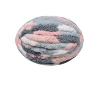 Chunky Chenille Yarn Thick Ice Strip Wool Cat Tail Thread Sausage Yarn Hook Bag Cushion Soft Finger Braid(Color14)