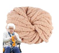 Chunky Chenille Yarn,Ultra Soft Thick Knitting Yarn for Crocheting Blankets,Scarves & Sweaters,Handcraft Sewing Supplies, Velvet Wool for Crochet,Arm Knitting,Baby Blankets,Home Decor