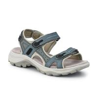 Chunky Dual Touch-Fasten Sandals - Light Blue Size 5