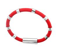 Chunky Earrings Sport Bracelet Antistatic Silicone Bracelet With 8 Loops Body Static Anions Hand Strap For Jogging Winter To Removal Electrostatics (RD1, One Size)