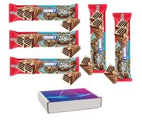 Chunky Funky Chocolate Bar 40g - Crispy cocoa wafer finger covered in milk chocolate and white coating (5 x Bars)