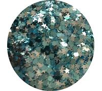 Chunky Glitter Collection Hexagon, Tinsel, Holographic for Nail Art, Body Art, Festival, Wine Glass 10g ***Pick Your Colour*** (Silver Stars and Hexagons)