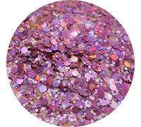 Chunky Glitter Collection Hexagon, Tinsel, Holographic for Nail Art, Body Art, Festival, Wine Glass 10g ***Pick Your Colour*** (Pink and Gold)