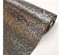Chunky Glitter Fabric Sparkly A4 A5 Vinyl Faux Leather Craft Bag Wall Decor Bow (Pewter, A4 Sheet)