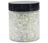 Chunky Glitter Gel Nail Polish, Nail Glitter, 120g Iridescent, Iridescent Powder for Chrome Powder, Metallic Texture, DIY Craft